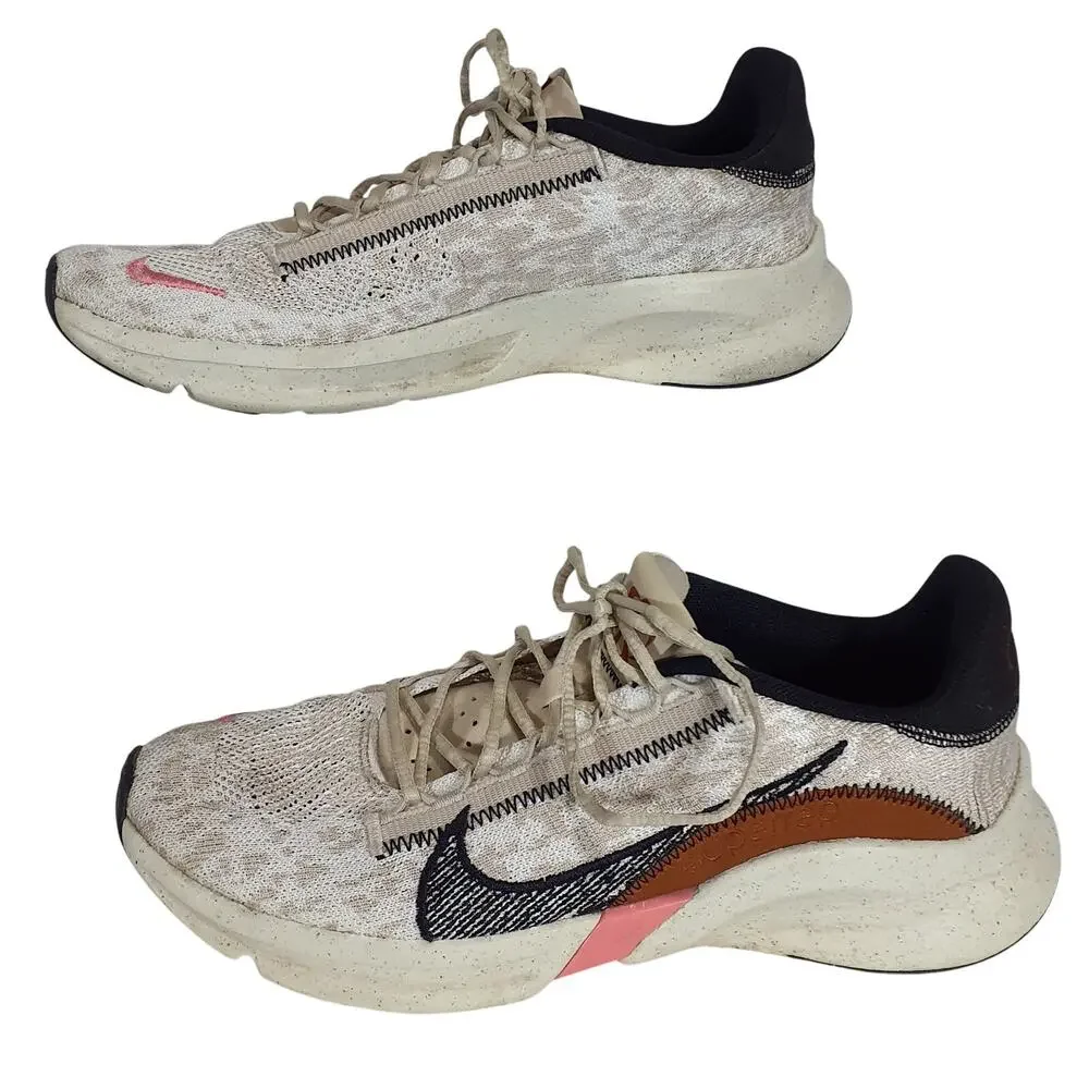 Nike Lightweight Ivory Tan Superrep Go 3 Flyknit Next Nature Womens Training - Picture 3 of 7